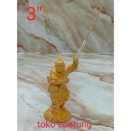 Sun go kong / Monkey sakti / ce tien ta sen Statue - Standing - Wood - 3 inch / 7 cm - gl