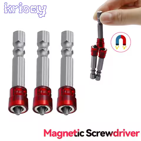 Magnetic Screwdriver Bit Cross-head PH2 Magnetic Screwdriver Bits 1/4 Inch Hex Shank Screwdriver Bit