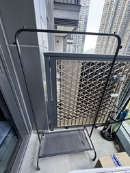 IKEA BRUKSVARA 掛衣架/衣帽架 連底層網架