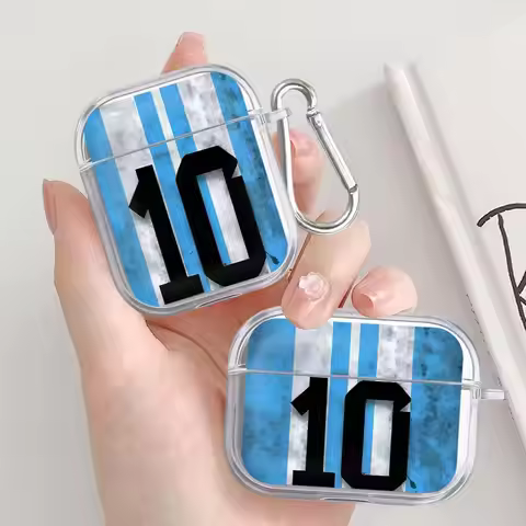 Number 10 Case For Airpods 2 Pro2 1 Pro Pro3 3 4 Clear Earphone Cases Cover