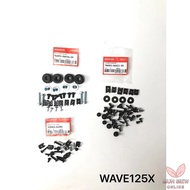 Screw Body Set Cover Set (Honda) Honda Wave125x Wave 125x Ultimo