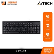 A4Tech KRS-83 Natural_A Fn USB Wired Keyboard (Black)