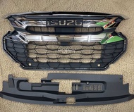 กระจังหน้าดีแมค ปี2024 ตัวสูง แบบถอดเปลี่ยน สีชุปโครเมี่ยม  front grill dmax 2024 isuzu dmax Dmax