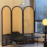 Rattan Screen Living Room Covering Household Entry Door Covering Chinese Solid Wood Rattan Screen Mo