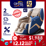 【BEST SELLER】GINTELL S3 SuperChAiR Massage Chair FREE DELIVERY + 2 YEARS WARRANTY