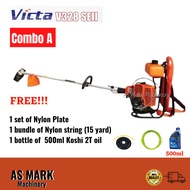VICTA V328 SEII Backpack Brush Grass Cutter Machine Mesin Rumput Galai V328 SEII
