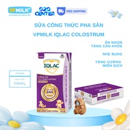 [Thùng 48 hộp 110ml] Sữa công thức pha sẵn IQLac Colostrum cho bé nhe can tăng cường miễn dịch tiêu 