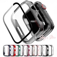 Smart Watch Case With Tempered Glass For Apple iWatch 38mm 40mm 41mm 42mm 44mm 45mm 46mm SE Series 1
