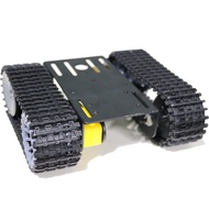 Premium Robot Tank Car Chassis TT02 for Arduino Raspberry Pie, Tracked Caterpillar Clawler by Microb