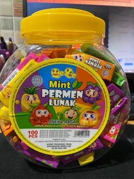 PERMEN SUSU / PERMEN BUAH / PERMEN COKLAT COUMPOND SUSU TOPLES ISI 100PC