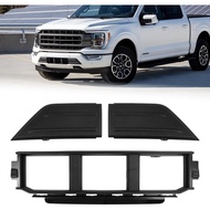 Front Bumper Grille Guard Corner Panel Cover Compatible with 2021-2023 Ford F150, Replacement for ML