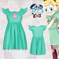Halloween Star Butterfly Princess cosplay costume, children's makeup ball, carnival party, acting st