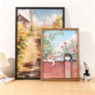 Puzzle mounting frame, solid wood puzzle photo frame, custom size puzzle protective frame suitable f