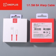 Oneplus 11 10 9 9R Nord 2 N10 CE 5G Warp Charge Type-C Dash Cable 6A Fast Charge One Plus 8 7 Pro 7t 7 T 6t 9RT Warp Charger 1/1.5M Length