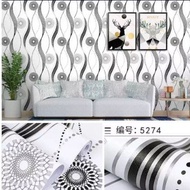 Black Chakra Wall Paper 8m to 9m x 45cm