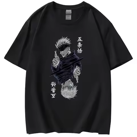Jujutsu Kaisen Satoru Gojo Print Fashion Hot Summer Casual TopWomen Summer T-Shirt