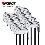 PGM MEGA PRO men right handed golf iron set No. 4 5 6 7 8 9 pw sw clubs by soft iron forged TIG036