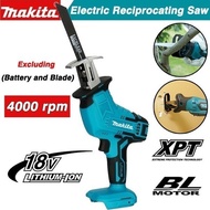 2021 Makita and Milwaukee first-class quality reciprocating saw 18V/4000W/5000rpm/min, used for Makita 18V rechargeable electric reciprocating saw, outdoor saber saw, 4000RPM replacement for woodworking knives (including battery)