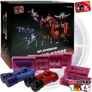 THF Transformable Robot - THF-01P6 Tape Corps ( KO 6 pcs Masterpiece Cassettes for MP-13 / MP13 Soun