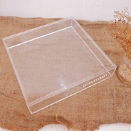 [28X20X11 CM] PREMIUM ACRYLIC Sliding Box Transparent Frame/ Glass Box Frame/ FULL ACRYLIC Sliding B