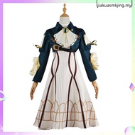 Anime Violet Evergarden Cosplay Violet Evergarden Full Set Wig Suit Women Long Skirt Costume Dress