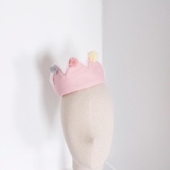 Crown PomPom Hairband - Children's Headband Crown Headband HANDMADE Headband Korean Fashion Headband
