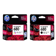 HP 680 ORIGINAL INK ADVANTAGE CARTRIDGE (TRI-COLOR/BLACK) F6V26AA / F6V27AA