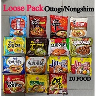 (Loose Pack)Ottogi Nongshim(Real cheese/seasame/Kimchi/Jin ramen/Shin ramyun/Non-Frying/oyster/spage