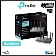 TP-LINK ARCHER BE400 6500MBPS DUAL BAND WIFI 7 ROUTER