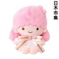 日版Sanrio Little Twin Stars Lala 毛公仔 角色大賞第2彈 Logo蝴蝶結  【市集世界 - 日本市集】