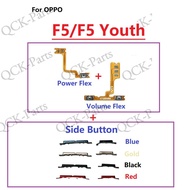 Switch Power ON OFF Key Mute Silent Volume Button Ribbon Flex Cable For OPPO F5 Youth Replacement