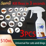 500ML Remover For Dog Anti Flea And Tick For Dog Spray Pamatay Garapata Sa Aso Cat
