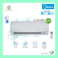 MIDEA R410A Non Inverter 1HP/1.5HP/2HP/2.5HP All Easy Series Wall Mounted Air Cond