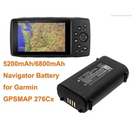 5200mAh/6800mAh GPS, Navigator Battery for Garmin GPSMAP 276Cx