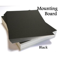 A4 / A3 Black Mounting Board
