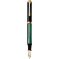 Pelikan Souveran M600 Green-Striped Fountain Pen EF Extra
