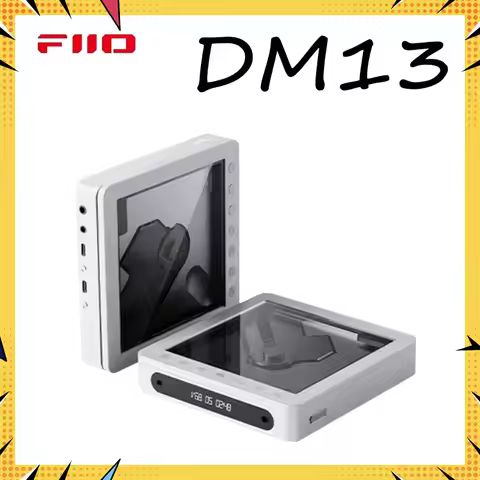 Fiio Dm13 Portable Cd Player Stereo Sound Multifunctional Wireless Bluetooth CD Player with Long-Las