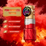 Tattoo Machine Pen S4 Professional Wireless 4.0MM 2000mAh Coreless Motor for Tattoo Artists with LCD