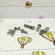 Stainless steel hexagon bolt & nut / sleeve anhcor screw wall plug install bracket tv aircond home a