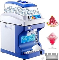 Commercial Ice Shaver Crusher, 250W Electric Shaved Ice Crusher, Tabletop Electric Snow Cone Maker, 441LBS/H Smoothie Blender with 11LBS Hopper, For Parties Events Snack Bar