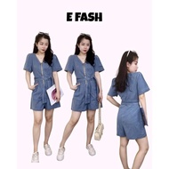 ❤️Bevogue Premium Jeans Playsuit