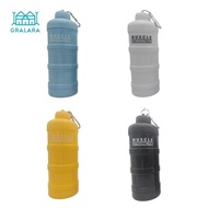 Gralara Protein Powder Travel Container Protein Powder Dispenser Convenient Practical Stackable for 