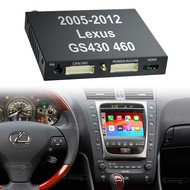 2005 - 2012 GS430 GS460 Wireless Apple CarPlay and Android Auto Decoder Module Interface Kits for Le