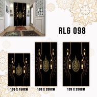 Stiker Dekorasi Musholla / Mihrab  Dekorasi dinding ruang Musholla Rumah Kantor dll / Sticker Vinyl 