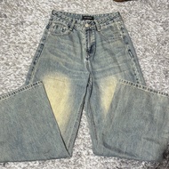 Ecinos Denim Wide Jeans in Dessert Washed