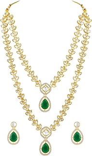 Necklace Earrings Bharatanatyam jewellery set for Women