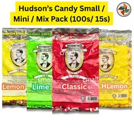 [CM] Hudson's Candy Hard Candy  Classic / lime / Lemon / Honey Lemon Small / Mini / Mix Pack (100pcs