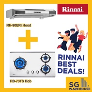 [RB-73TS Cooker Hob & RH-90ERi Hood] RINNAI BEST DEAL