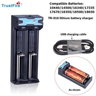 TrustFire TR-016 Multifunctional USB Li-ion Battery Charger for 10440 14500 17335 18650 16340 3.7V Rechargeable Li-ion Battery