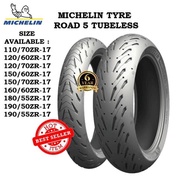 MICHELIN TYRE POWER 5 (100% ORIGINAL) 120/70ZR 17,160/60ZR 17,180/55ZR 17,190/50ZR 17,190/55ZR 17,20